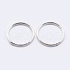 925 Sterling Silver Round Rings STER-F036-03S-0.6x6-2