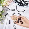 Gorgecraft 50Pcs 5 Styles Anti-Lost Silicone Pendant SIL-GF0001-34-3