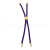 Twisted Nylon Cord Silder Bracelets DIY-B066-03G-03-1