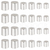   90Pcs 3 Style 925 Sterling Silver Spacer Beads FIND-PH0006-99-1