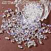 AHADERMAKER 3Strands 3 Styles Electroplate Glass Faceted Teardrop Beads Strands EGLA-GA0001-29-4