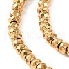 Electroplated Synthetic Non-magnetic Hematite Beads Strands X-G-H027-E01-02-4