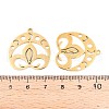 304 Stainless Steel Pendants STAS-N108-38G-3