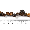Natural Tiger Eye Nuggets Beads Strands G-B125-A08-01-4