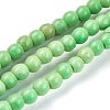 Synthetic Turquoise Beads Strands TURQ-G106-4mm-02-2