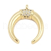Rack Plating Brass Pendants KK-Q028-15G-1