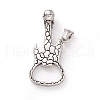 Tibetan Style 304 Stainless Steel Pendants STAS-P305-51AS-2