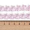 Transparent Glass Beads Strands GLAA-H038-02A-4