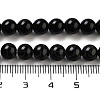 Natural Obsidian Bead Strands X-G-R173-6mm-02-3