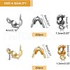  400Pcs 2 Style 304 Stainless Steel Bead Tips STAS-NB0001-16-7