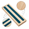 2-Slot Wood Ring Displays RDIS-WH0002-18B-3