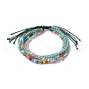 Glass Beaded Multi-strand Bracelets BJEW-JB10391-1
