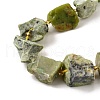 Raw Rough Natural Serpentine Beads Strands G-Z087-B14-4