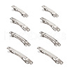 Biyun 100Pcs 4 Style Iron Hair Barrette Findings FIND-BY0001-16-2
