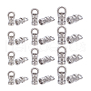   60Pcs 3 Styles Brass Cord End FIND-PH0021-23-7