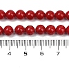 Shell Pearl Beads Strands BSHE-K015-6mm-01-4