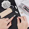   2880Pcs 6 Sizes Glass Rhinestone Cabochons MRMJ-PH0001-48-5