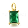 925 Sterling Silver Pave Clear Cubic Zirconia Charms STER-V001-02G-05-1