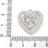 304 Stainless Steel Pendant Rhinestone Settings STAS-M082-01P-3
