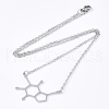 Non-Tarnish 201 Stainless Steel Pendant Necklaces NJEW-T009-JN103-1-40-2