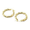 Rack Plating Brass Twist Wrap Hoop Earrings EJEW-D055-19G-2