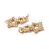 Rack Plating Brass Charms KK-D087-26G-3