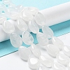 Natural Teardrop Quartz Crystal Beads Strands G-L242-15-3