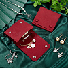 Beebeecraft 2Pcs Microfiber Cloth Jewelry Storage Bags with Brass Button ABAG-BBC0001-17B-01-4