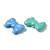 Baking Paint Opaque Acrylic Beads MACR-D025-08-2