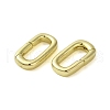 Brass Spring Gate Rings KK-B089-04G-2