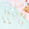 SUNNYCLUE DIY Cat Themed Earrings Making Kits DIY-SC0013-44-5