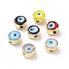 Handmade Evil Eye Lampwork Beads LAMP-P057-05G-1