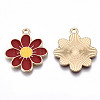 Eco-Friendly Alloy Enamel Pendants ENAM-Q437-041C-NR-2