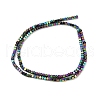 Electroplate Non-magnetic Synthetic Hematite Beads Strands G-I175-09I-4