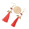 Angel 304 Stainless Steel Dangle Earrings EJEW-MZ00409-02-4