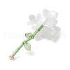 3Pcs 3 Colors Resin Flower Pendants PALLOY-TA00251-5