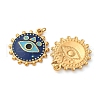 304 Stainless Steel Enamel Pendants STAS-U061-35G-03-2