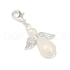 Angel ABS Plastic Imitation Pearl Pendant Decorations HJEW-JM03423-5