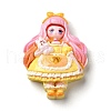 Cartoon Girls Opaque Resin Decoden Cabochons RESI-S392-03B-06-1