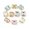 Brass Glass Rhinestone Sew on Rhinestones RGLA-U001-08G-01-1