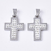 201 Stainless Steel Pendants STAS-N089-94P-1