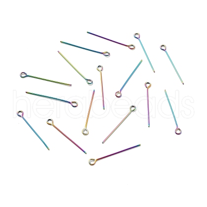 Ion Plating(IP) 304 Stainless Steel Eye Pins STAS-E156-01M-01-1