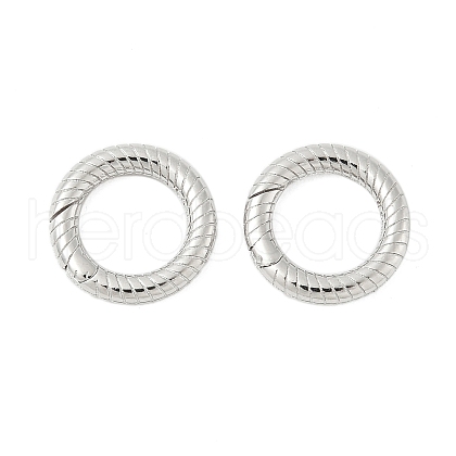 925 Sterling Silver Spring Gate Rings STER-S012-09P-1