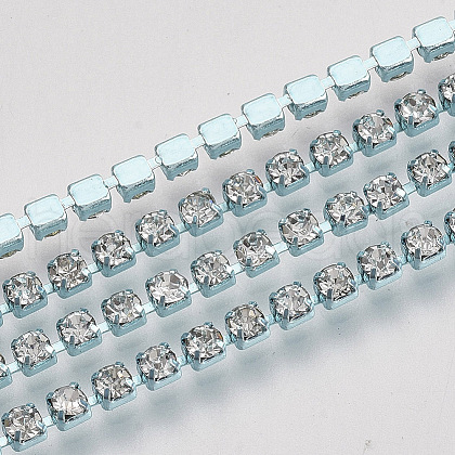 Electrophoresis Iron Rhinestone Strass Chains CHC-Q009-SS6.5-A01-1-1