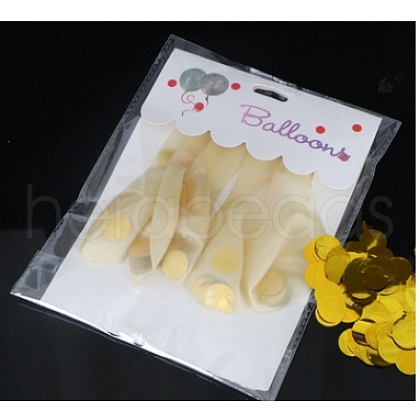 Confetti Balloon Latex AJEW-WH0023-06-1
