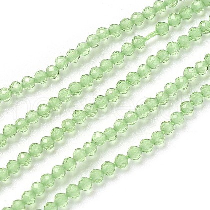 Transparent Glass Beads Strands GLAA-F094-A20-1