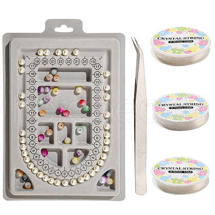 Plastic Flocked Bead Design Boards ODIS-YW0001-05-1