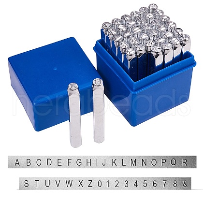 Iron Seal Stamps AJEW-G018-02-1
