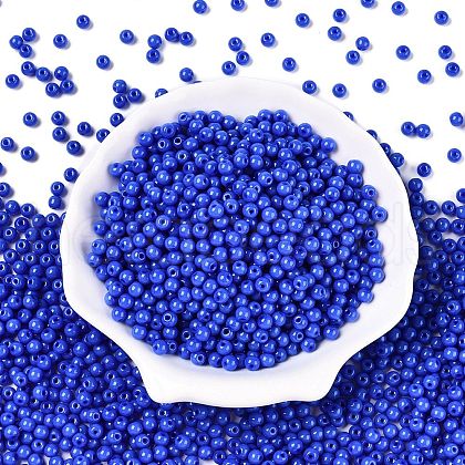 Opaque Colours Glass Seed Beads SEED-C001-02B-06-1