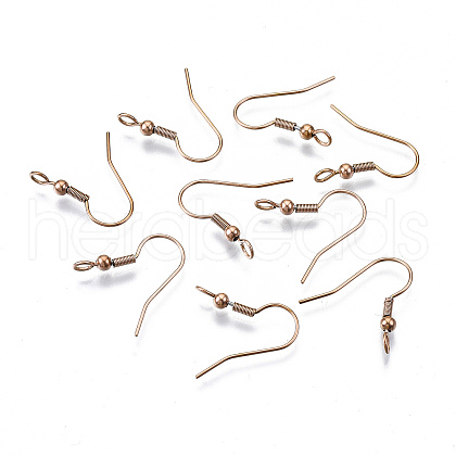 304 Stainless Steel Earring Hooks X-STAS-S111-003RG-1